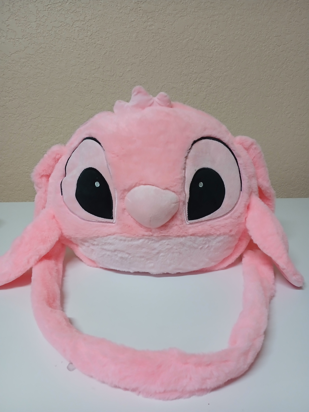 New Pink Plush Character Handbag for Kids - Soft Cute Carrying Bag